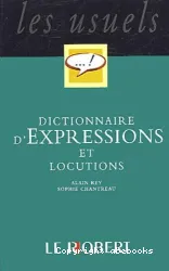 Dictionnaire des expressions et locutions