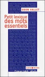 Petit lexique des mots essentiels