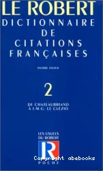 Dictionnaire de citations françaises