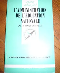 Administration de l'éducation nationale (L')