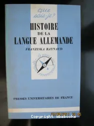 Histoire de la langue allemande