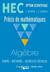 Algèbre HEC option scientifique