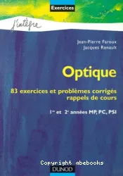 Optique 1re et 2e années MP, PC, PSI