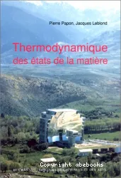 Thermodynamique des états de la matière