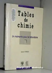 Tables de chimie