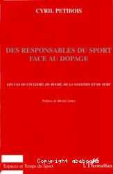 Responsables du sport face au dopage (Des)