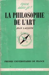 Philosophie de l'art (La)