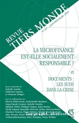 Microfinance est-elle socialement responsable ? (La)