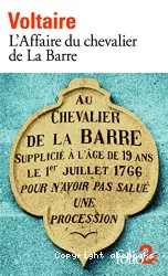 Affaire du chevalier de La Barre précédé de L'Affaire Lally (L')