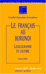 Français au Burundi (Le)