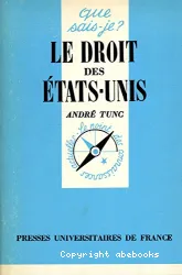 Droit des Etats-Unis (Le)