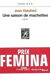 Saison de machettes (Une)