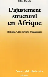 Ajustement structurel en Afrique (L')