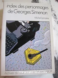 Index des personnages de Georges Simenon