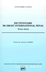 Dictionnaire de droit international pénal