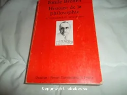 Histoire de la philosophie I