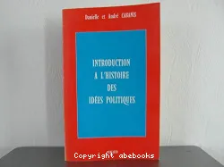 Introduction à l'histoire des idées politiques