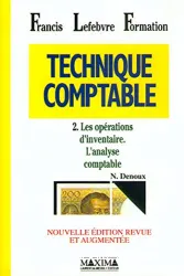 Technique comptable, tome 2