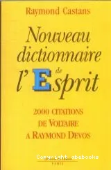 Nouveau dictionnaire de l'Esprit